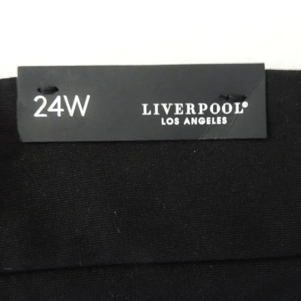 Liverpool Pencil Skirt Women's Plus Size 24W Black Short Capsule Wardrobe - Picture 9 of 12